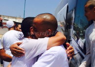 بالصور: عودة فوج من معتمري مدينة اللد إلى ديارهم بسلام